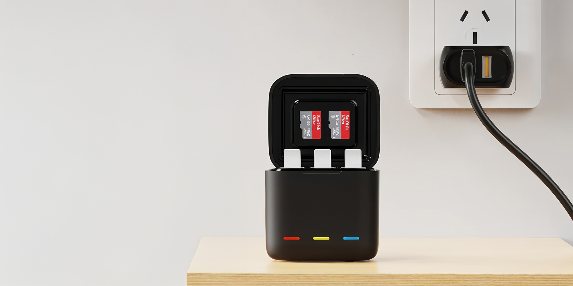 Ładowarka trójkanałowa Telesin S0-BCG-10-TGP do akumulatorów GoPro Hero 13